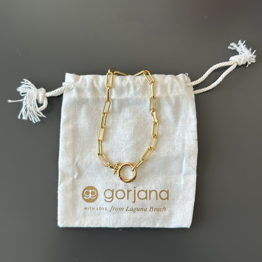 Gorjana Parker Mini Paperclip Necklace - Gold